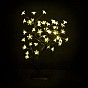 Dekorativní LED osvětlení, strom s kvítky, teple bílé