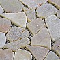 Mozaika říční kámen, krémová obklady, 1m2 Garth