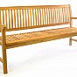 Zahradní lavice teak 180cm 3místná, prémiové natur provedení