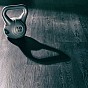 MOVIT Kettlebell činka 10 kg, tm. zelená