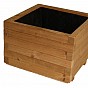 Dřevěný květináč Flor THERMOWOOD 37×37×31 cm, česká výroba
