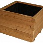 Dřevěný květináč Flor THERMOWOOD 42×42×31 cm, česká výroba