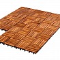 STILISTA Dřevěné dlaždice, mozaika 4 x 6, akát, 3 m²