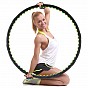 MAXXIVA Hula Hoop masážní obruč, 98 cm, černá