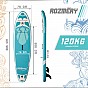 Physionics Nafukovací paddleboard, Mořská panna, 305 cm