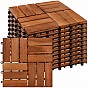 STILISTA Dřevěné dlaždice, mozaika 4 x 3, akát, 3 m²