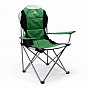 Skládací kempingová židle Divero Deluxe, zelená, 2 ks