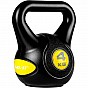 MOVIT Kettlebell činka - 4 kg, černá/žlutá