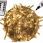 VOLTRONIC Vánoční řetěz 40 m, 400 LED, teple bílé, ovladač