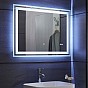 Aquamarin Koupelnové zrcadlo s LED osvětlením, 80 x 60 cm
