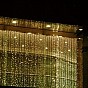 Vánoční světelný závěs 3 x 6 m, 600 LED, teple bílý