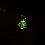 HOLZ Vánoční dekorativní řetěz, zelené stromky, 10 LED
