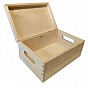 Dřevěný univerzální box s víkem, 30 x 20 x 13 cm