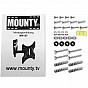 MOUNTY® TV nástěnný držák na malé LCD TV, 200 x 200