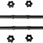 PHYSIONICS sada jednoručních činek, plast, 30 kg, 25 mm