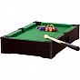 Mini kulečník pool s příslušenstvím 51 x 31 x 10 cm, tmavý