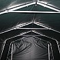 Zahradní a hospodářský stan 3,3×6 m, zelený, PVC 550 g/m²