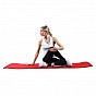 Gorilla Sports Podložka na jógu, 190 x 60 cm, červená