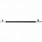 Gorilla Sports Činková tyč chromová, černá, 130 cm