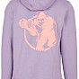 Gorilla Sports Mikina s kapucí, fialová/korálová L