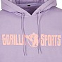 Gorilla Sports Mikina s kapucí, fialová/korálová 2XL