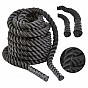 Gorilla Sports Nylonové lano 15 m, černé, 13 kg