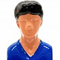 Sada 22 figurek na fotbálek bílá-modrá, 2,5 x 10,5 x 2 cm