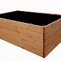 Dřevěný vyvýšený záhon COMFORT 125×78×41 cm, smrk