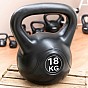 MAXXIVA Kettlebell činka, černá, 18 kg