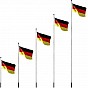 FLAGMASTER® Vlajkový stožár vč. vlajky Francie, 650 cm