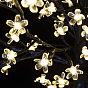 Dekorativní LED strom s květy, teple bílá, 150 cm
