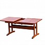 Rozkládací dřevěný stůl borovice 160–210x90 cm lakovaný FSC