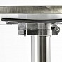 Barový stůl k stání - skládací, výška až 110 cm, průměr 60cm
