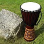 Africký buben Djembe, 70 x 28 cm, ručně řezaný
