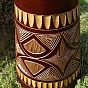 Africký buben Djembe, 70 x 28 cm, ručně řezaný