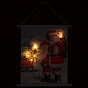 Závěsný obraz vč. LED, 30 x 40 cm, Santa Clause