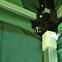 Zahradní párty stan nůžkový PROFI 3x3 m zelený + 2 boční stěny