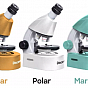 Mikroskop Discovery Micro Polar, zvětšení až 640 x, stříbrný
