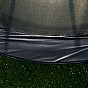 Trampolína G21 SpaceJump, 305 cm, černá, s ochrannou sítí + schůdky zdarma
