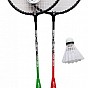 Badmintonová sada 2 pálky + 2 košíčky + pouzdro