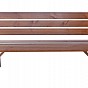Zahradní dřevěná lavice Viking - 180 cm, lakovaná