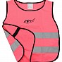 Výstražná růžová dětská vesta S.O.R. - 53 cm, růžová