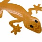 Samolepící dekorace Gecko - žlutá