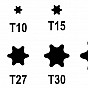 TORX T9-T40 - sada 8 ks