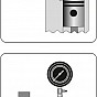 Měřící přístroj kompresního tlaku (hadička)