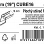 Stěrač Flat bulk 19" (cube 16) - 480 mm