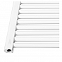 AQUAMARIN Vertikální koupelnový radiátor 1800 x 600 mm, bílý