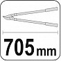 Nůžky na větve 705mm (průměr 35mm) šikmý stříh