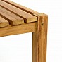 Zahradní set lavic a stolu DIVERO - ošetřené týkové dřevo - 150 cm
