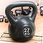 MAXXIVA Kettlebell činka, černá, 22 kg